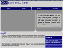 Tablet Screenshot of ganmsafety.com